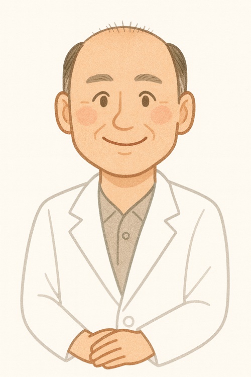 加藤先生似顔絵(水曜日午後担当)